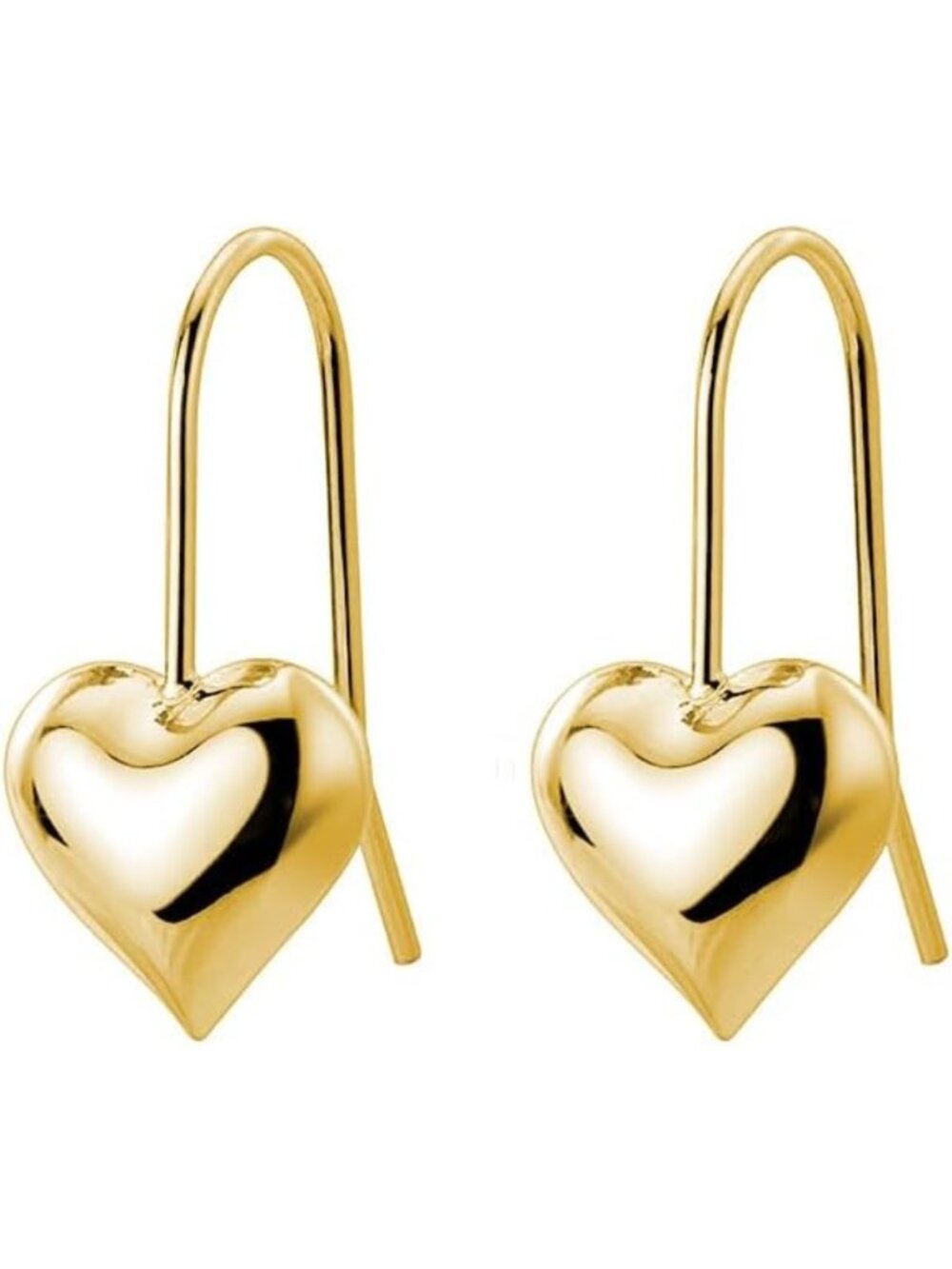 925 Sterling Silver Heart Dangle Earrings for Women & Teens - Love Drop Design